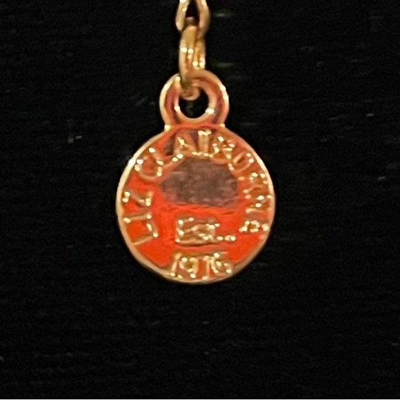 Liz Claiborne 6 Multi Strand Gold Station Necklace Adjustable! - Picture 6 of 6